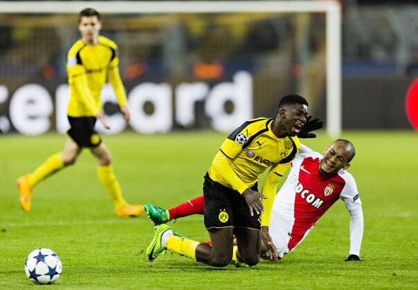 Dortmund, 12.04.2017 Ousmane Dembele (BvB) Borussia Dortmund - AS Monaco