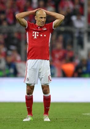 FUSSBALL CHAMPIONS LEAGUE SAISON 2016 2017 VIERTELFINALE HINSPIEL FC Bayern Muenchen - Real Madrid 12.04.2017 Arjen Robben (FC Bayern Muenchen) 