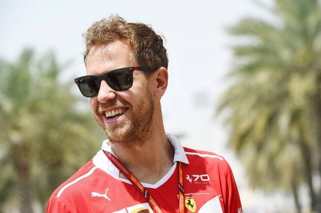 Sebastian Vettel (Scuderia Ferrari), Grosser Preis von Bahrain 2017, Media Day, Motorsport, Formel 1, 13.04.2017, Sachir Copyright: xAndre Eibner-Pressefotox EP_JAE