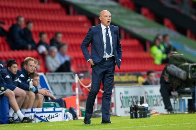 Fußball, Trainerhistorie, Leeds United Leeds United manager Uwe Rosler during the Capital One Cup match between Doncaster Rovers and Leeds United at the Keepmoat Stadium, Doncaster, England on 13 August 2015. Copyright: xJamesxWilliamsonx 05400023