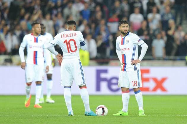18 NABIL FEKIR (ol) - DECEPTION FOOTBALL : Lyon vs Besiktas - Europa League - 13 04 2017 FEP Panoramic 