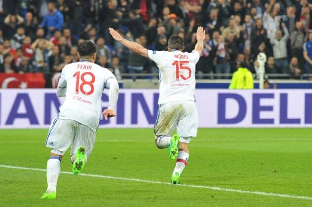15 JEREMY MOREL (ol) - JOIE FOOTBALL : Lyon vs Besiktas - Europa League - 13 04 2017 FEP Panoramic 