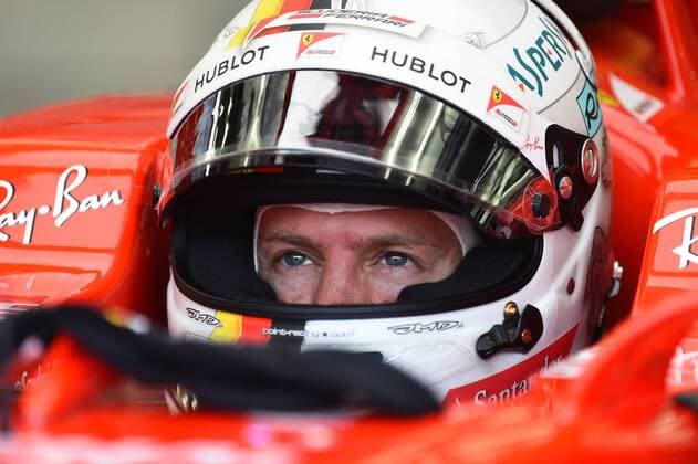 Sebastian Vettel (Scuderia Ferrari), Grosser Preis von Bahrain 2017, Motorsport, Formel 1, 14.04.2017, Sachir Copyright: xAndre Eibner-Pressefotox EP_JAE