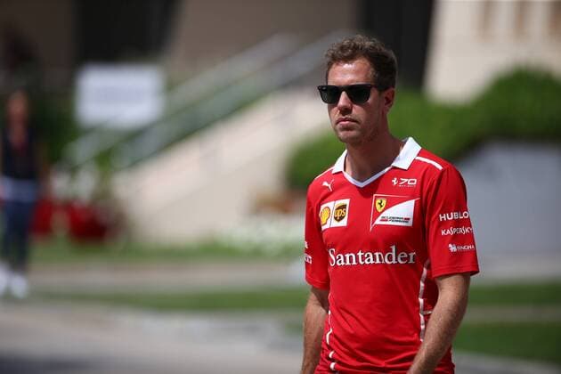 Bahrain Grand Prix, Sakhir 13 - 16 April 2017 14.04.2017 - Sebastian Vettel (GER) Scuderia Ferrari SF70H 