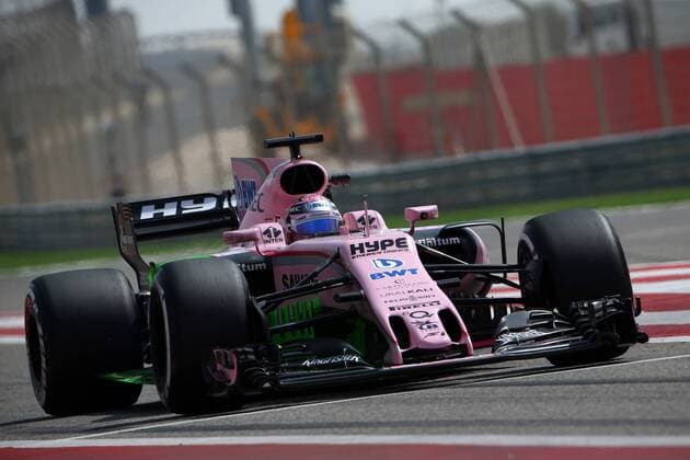 Bahrain Grand Prix, Sakhir 13 - 16 April 2017 14.04.2017 - Free Practice 1, Sergio Perez (MEX) Sahara Force India F1 VJM010 
