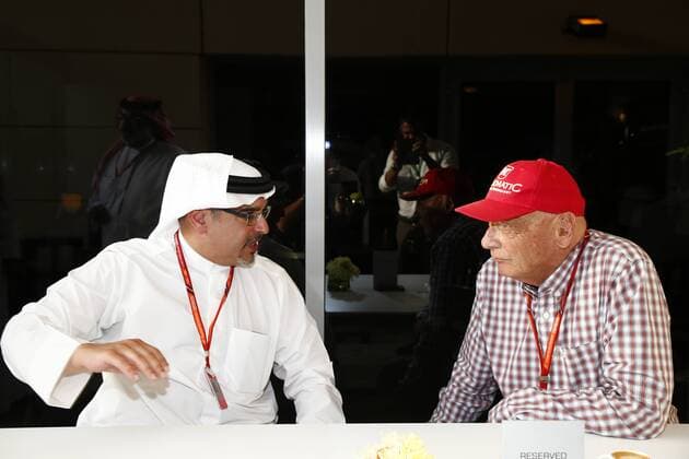 Motorsports: FIA Formula One World Championship WM Weltmeisterschaft 2017, Grand Prix of Bahrain, Niki Lauda (AUT, Mercedes AMG Petronas Formula One Team), Sakhir Bahrain xHOCHxZWEIx