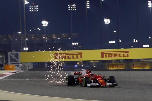 Bahrain Grand Prix, Sakhir 13 - 16 April 2017 14.04.2017 - Free Practice 2, Kimi Raikkonen (FIN) Scuderia Ferrari SF70H 