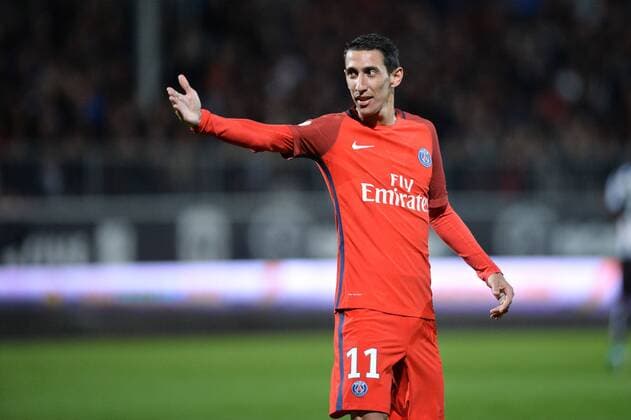 Bilder des Tages - SPORT Fußball, Angers SCO - Paris St. Germain 11 ANGEL DI MARIA (psg) - JOIE FOOTBALL : Angers vs Paris SG - Ligue 1 - 14 04 2017 AnthonyBIBARD FEP Panoramic 