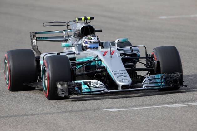 Bahrain Grand Prix, Sakhir 13 - 16 April 2017 15.04.2017 - Free Practice 3, Valtteri Bottas (FIN) Mercedes AMG F1 W08 