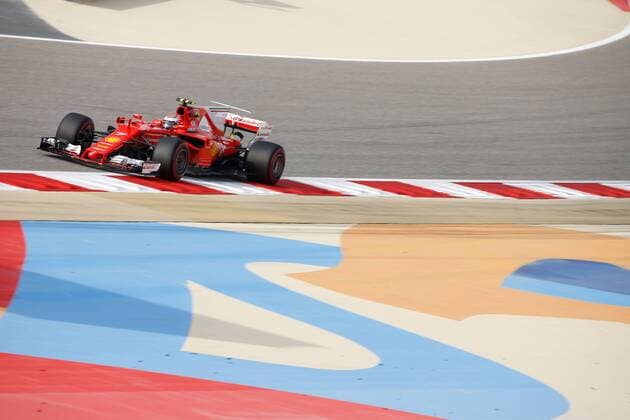 Motorsports: FIA Formula One World Championship WM Weltmeisterschaft 2017, Grand Prix of Bahrain, 7 Kimi Raikkonen (FIN, Scuderia Ferrari), Sakhir Bahrain xHOCHxZWEIx