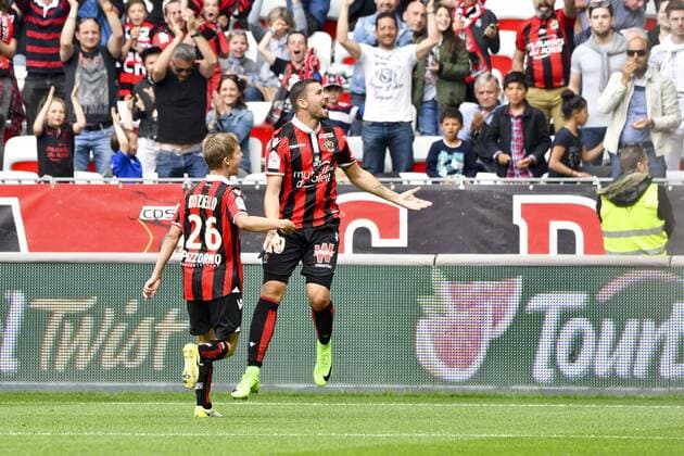 Fußball, OGC Nizza - AS Nancy Joie Mickael Le Bihan (OGC Nice) FOOTBALL : Nice vs Nancy - Ligue 1 - 15 04 2017 NorbertScanella Panoramic 