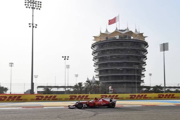 Sebastian Vettel (GER 5), Scuderia Ferrari, Grosser Preis von Bahrain 2017, 1. drittes freies Training, Motorsport, Formel 1, 15.04.2017, Sachir Copyright: xAndre Eibner-Pressefotox EP_JAE