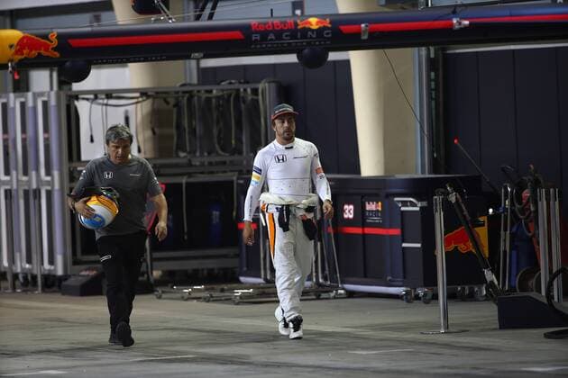 Bahrain Grand Prix, Sakhir 13 - 16 April 2017 15.04.2017 - Qualifying, Fernando Alonso (ESP) McLaren MCL32 