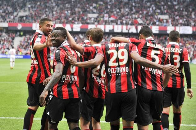 Fußball, OGC Nizza - AS Nancy Joie OGC Nice - Jean Michael Seri (OGC Nice) FOOTBALL : Nice vs Nancy - Ligue 1 - 15 04 2017 NorbertScanella Panoramic 
