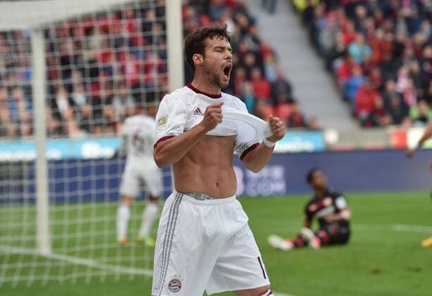 15.04.2017, Fussball GER, 1. Bundesliga Saison 2016 2017, 29. Spieltag, Bayer 04 Leverkusen - FC Bayern Muenchen, Juan Bernat (Bayern Muenchen)