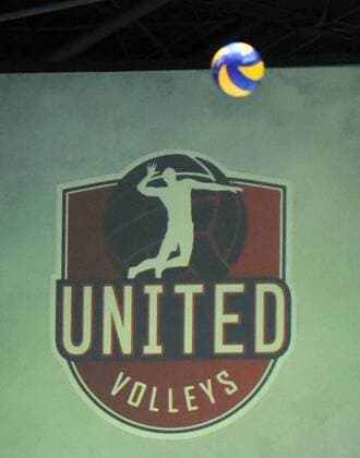 Bilder des Tages - SPORT 16.04.2017, xhbx, Volleyball Herren Playoffs, United Volleys - Berlin Recycling Volleys, emspor, v.l. Logo United Volleys Frankfurt am Main
