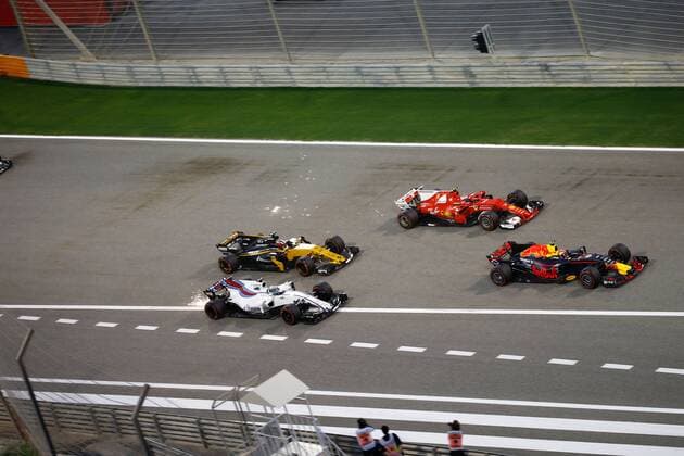 Motorsports: FIA Formula One World Championship WM Weltmeisterschaft 2017, Grand Prix of Bahrain, , Start Sakhir Bahrain xHOCHxZWEIx