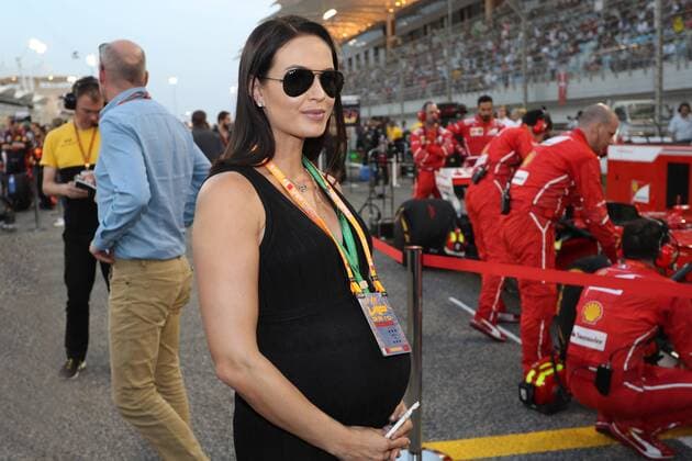 Bahrain Grand Prix, Sakhir 13 - 16 April 2017 16.04.2017 - Race, Minttu Raikkonen, wife of Kimi Raikkonen (FIN) 