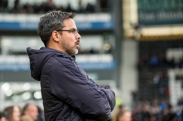 David Wagner manager of Huddersfield Town during the EFL Sky Bet Championship match between Derby County and Huddersfield Town at the Pride Park Stadium, Derby, England on 17 April 2017. Copyright: xMatthewxBuchanx 15020020