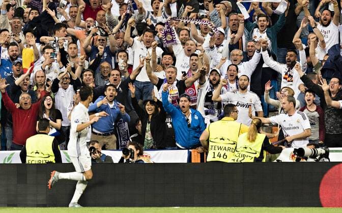 Madrid, 18.04.2017 Torjubel: Cristiano Ronaldo (Real) Real Madrid - Bayern München