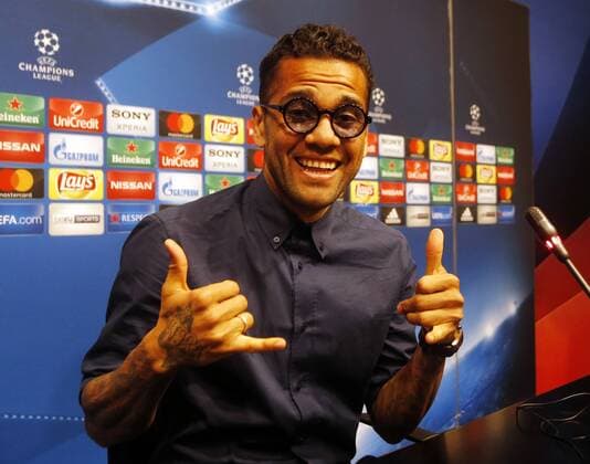 Rueda de prensa del jugador de la Juventus, Dani Alves. Juventus player Dani Alves attends press conference PK Pressekonferenz xFRANCESCxADELANTADOx 