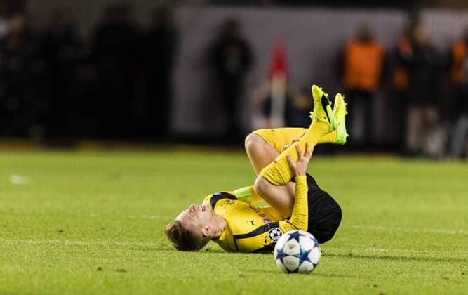 Monaco, 19.04.2017 Marco Reus (BvB) enttäuscht AS Monaco - Borussia Dortmund