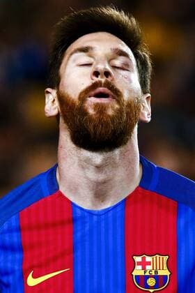 FC Barcelona Barca s Argentinian striker Lionel Messi reacts after missing a goal opportunity during the UEFA Champions League quarter-final second leg match between FC Barcelona and Juventus at the Camp Nou stadium, in Barcelona, Catalonia, Spain, 19 April 2017. BARCELONA VS. JUVENTUS !ACHTUNG: NUR REDAKTIONELLE NUTZUNG!  Copyright: xQuiquexGarciax BCN001 20170419-636282395810642162