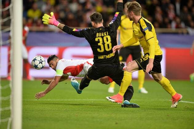 09 RADAMEL FALCAO (mon) FOOTBALL : Monaco vs Borussia Dortmund - Ligue des Champions - 19 04 2017 AnthonyBIBARD FEP Panoramic 