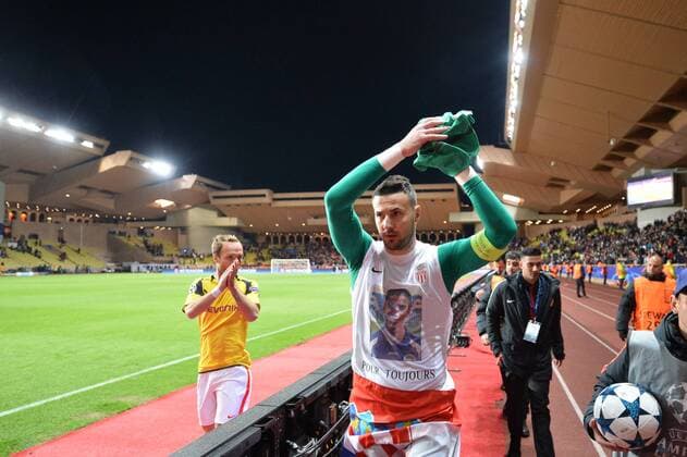 01 DANIJEL SUBASIC (mon) - JOIE FOOTBALL : Monaco vs Borussia Dortmund - Ligue des Champions - 19 04 2017 AnthonyBIBARD FEP Panoramic 