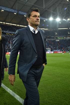 20.04.2017, Fussball, UEFA Europa League, Saison 2016 2017, Viertelfinale, FC Schalke 04 - Ajax Amsterdam, Manager Christian Heidel (Schalke 04)