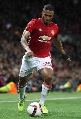 Manchester s Antonio Valencia pictured in action during the return leg game of the quarterfinals of the Europa League competition between UK team Manchester United ManU and Belgian soccer team RSC Anderlecht in Manchester, UK, Thursday 20 April 2017. First leg ended on a draw result 1-1 in Belgium. VIRGINIExLEFOUR  x05084144x