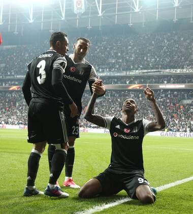 Besiktas player Anderson Talisca during the Europa league Quarter final second match between Besiktas and Lyon at the Vodafone Arena in Istanbul , Turkey April 20, 2017. 