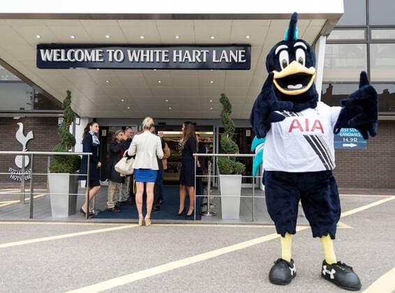 General view of outside Whie Hart Lane before the Barclays Premier League match between Tottenham Hotspur and Everton at White Hart Lane, London, England on 29 August 2015. Copyright: xVincexxMignottx 05660001