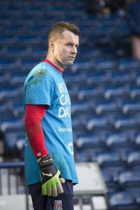 Shay Given of Stoke City warms up ahead of the Premier League match between West Bromwich Albion and Stoke City at The Hawthorns, West Bromwich, England on 4 February 2017. Copyright: xDarrenxMusgrovex 14000010