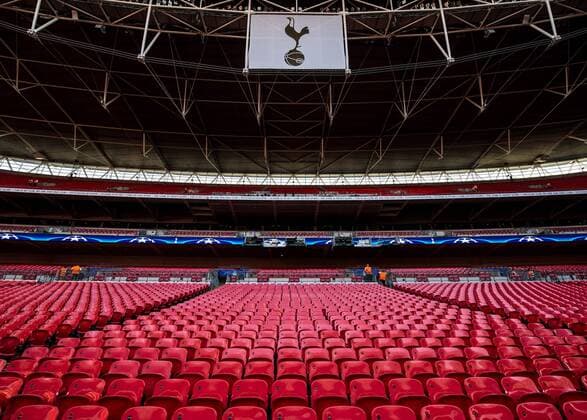 A general view inside Wembley Stadium during the UEFA Champions League Group E match between Tottenham Hotspur and Monaco at Wembley Stadium, London, England on 14 September 2016. Copyright: xVincexxMignottx 11660001