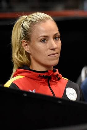 Angelique Kerber (GER). Deutschland, Stuttgart: Tennis, FedCup, Weltgruppe PlayOff: Deutschland vs Ukraine am 22.04.2017, Porsche Arena.