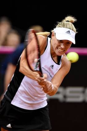 Angelique Kerber (GER). Deutschland, Stuttgart: Tennis, FedCup, Weltgruppe PlayOff: Deutschland vs Ukraine am 22.04.2017, Porsche Arena.