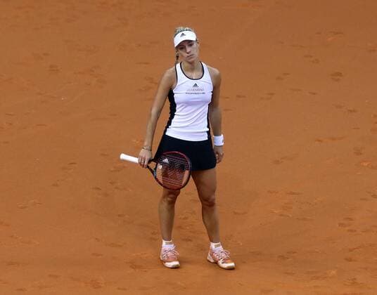Tennis FedCup Deutschland-Ukraine 23.04.2017 Deutschland Tennis FedCup Deutschland -Ukraine Porsche-Arena Stuttgart: Foto Herbert Rudel Angelique Kerber ( GER).
