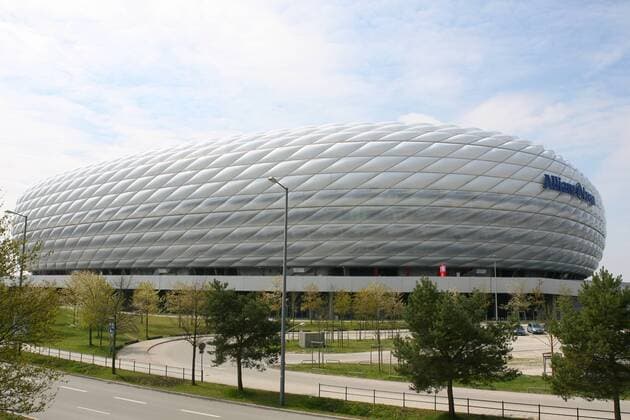 Die Allianz Arena in München 21.04.2017