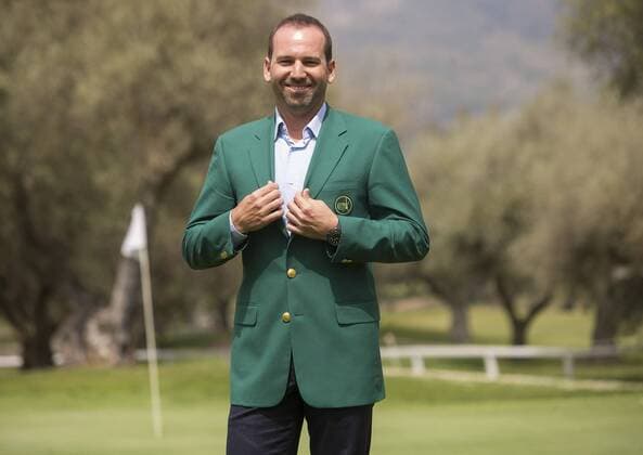 Spanish golfer Sergio Garcia, Masters champion at Augusta, poses for photographers at Campo del Mediterraneo golf club, in the town of Borriol, Castellon, eastern Spain, 25 April 2017. Garcia addressed his first press conference PK Pressekonferenz after winning the title on last 09 April. Augusta Masters champion Sergio Garcia presser !ACHTUNG: NUR REDAKTIONELLE NUTZUNG!  Copyright: xDomenechxCastellóx GRA200 20170425-636287263062087435