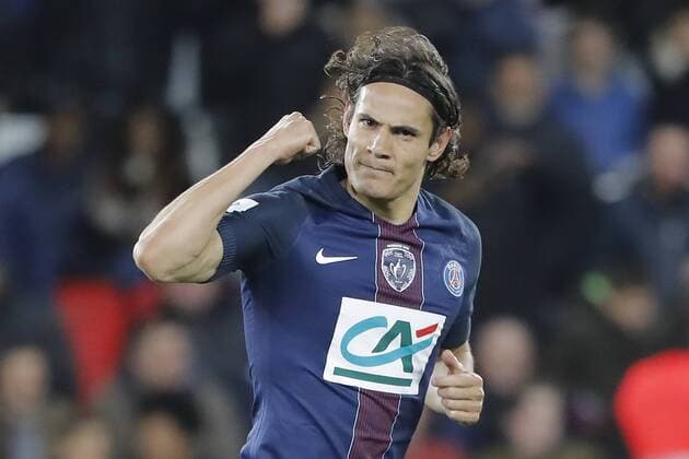 Edinson Roberto Paulo Cavani Gomez (psg) (El Matador) (El Botija) (Florestan) inscrit le second but de la rencontre et pour le PSG FOOTBALL : PSG vs AS MONACO - 1 2 Finale Coupe de France - 26 04 2017 StephaneAllaman Panoramic 