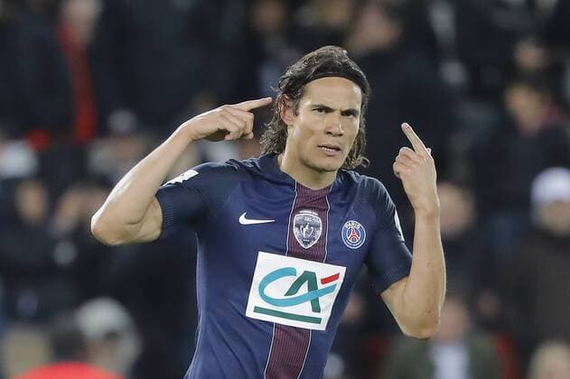 Edinson Roberto Paulo Cavani Gomez (psg) (El Matador) (El Botija) (Florestan) inscrit le second but de la rencontre et pour le PSG FOOTBALL : PSG vs AS MONACO - 1 2 Finale Coupe de France - 26 04 2017 StephaneAllaman Panoramic 