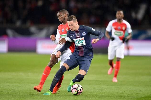 23 JULIAN DRAXLER (psg) - 46 Safwan Mbae (mon) FOOTBALL : Paris SG vs Monaco - Coupe de France - 26 04 2017 AnthonyBIBARD FEP Panoramic 