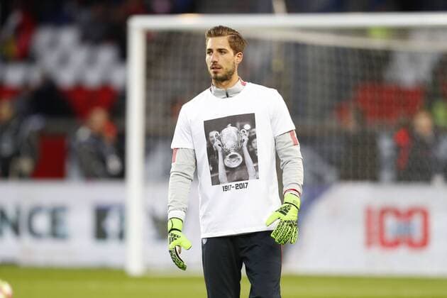 Kevin Trapp ( Gardien goal PSG) FOOTBALL : PSG vs Monaco - Demie Finale - Coupe de France - 26 04 2017 GwendolineLeGoff Panoramic 