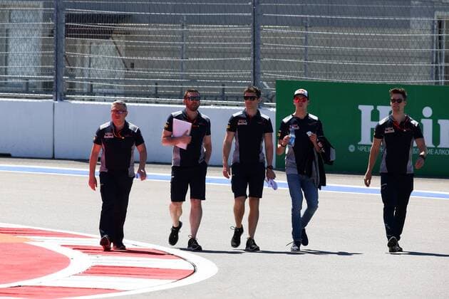 Russian Grand Prix, Sochi 27 - 30 April 2017 27.04.2017 - Daniil Kvyat (RUS) Scuderia Toro Rosso STR12 