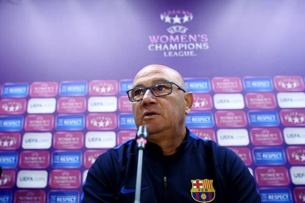Coach of the women s Barcelona FC, Xavi Llorens, offers a press conference PK Pressekonferenz at the club s sports facilities Joan Gamper in Barcelona, Spain, on 27 April 2017. Barcelona s women team will face PSG in the women s UEFA Champions League final next 29 April 2017 in Paris. Women s Barcelona FC press conference !ACHTUNG: NUR REDAKTIONELLE NUTZUNG!  Copyright: xALEJANDROxGARCÍAx 20170427-636289018987927304
