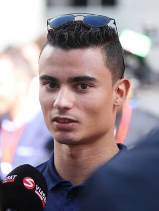 SOCHI, RUSSIA - APRIL 27, 2017: German racing driver Pascal Wehrlein of the Sauber F1 team talk to the media ahead of the 2017 Formula One Russian Grand Prix, at the Sochi Autodrom racing circuit. Vyacheslav Prokofyev TASS  TS049DA0