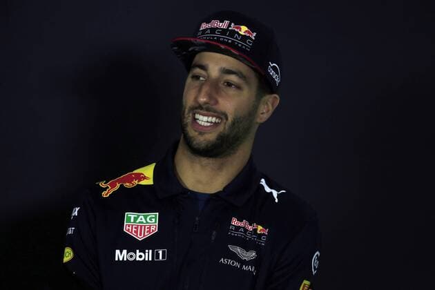 Russian Grand Prix, Sochi 27 - 30 April 2017 27.04.2017 - press conference PK Pressekonferenz Daniel Ricciardo (AUS) Red Bull Racing RB13 