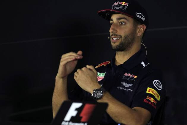 Russian Grand Prix, Sochi 27 - 30 April 2017 27.04.2017 - press conference PK Pressekonferenz Daniel Ricciardo (AUS) Red Bull Racing RB13 
