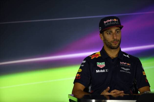 Russian Grand Prix, Sochi 27 - 30 April 2017 27.04.2017 - press conference PK Pressekonferenz Daniel Ricciardo (AUS) Red Bull Racing RB13 